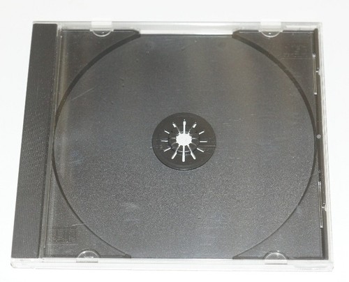 Standard Black Single CD Jewel Case - CDs, DVDs, PlayStation