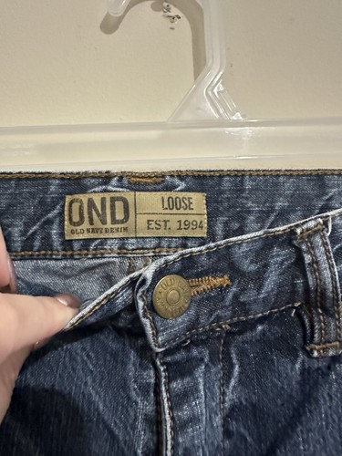 Old Navy Boy’s 18 Regular Loose Fit Denim Jeans - Picture 3 of 5