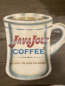 Great Collectible Metal Sign Java Jolt Coffee Not Just The Same Old Grind Ebay