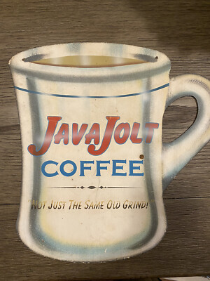 Great Collectible Metal Sign Java Jolt Coffee Not Just The Same Old Grind Ebay