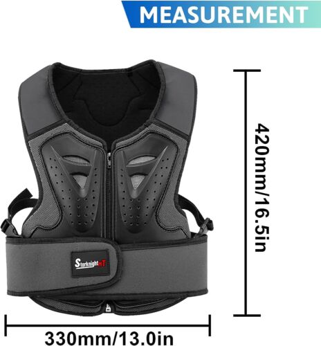 StarknightMT Kids Motorcycle Chest Gear Dirt Bike Youth Back Protection Gifts - Picture 5 of 8