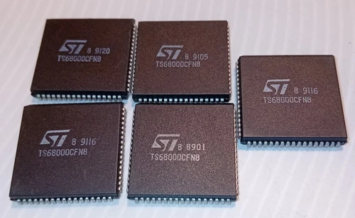 Apple Mac Atari Ste Ordinateur 5 X ST 68000 Processeur CPU 68 Pin Plcc Ic Puce