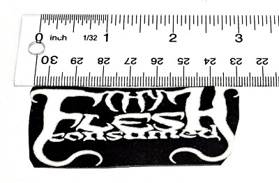 Thy Flesh Consumed Vintage Promo Sticker 2002 Canadian Death Metal