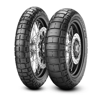 90/90-21-54V 150/70-18-70V COPPIA GOMME PNEUMATICI PIRELLI SCORPION RALLY STR