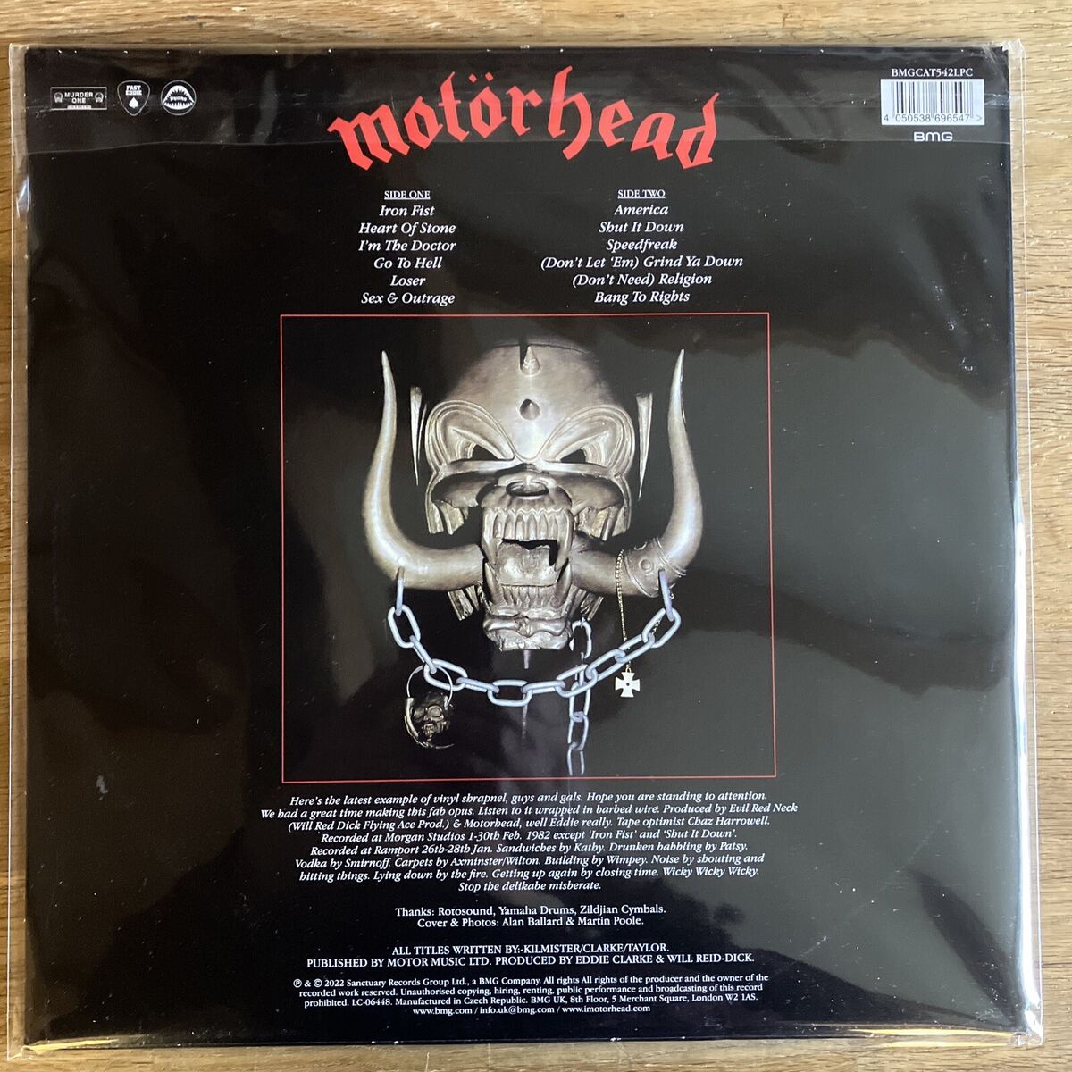 Sanctuary Motorhead: Iron Fist LP