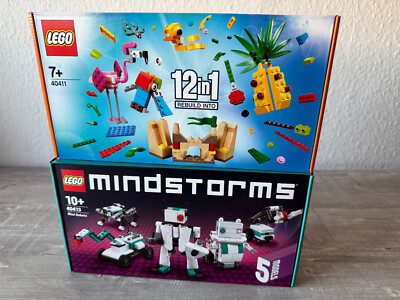 LEGO Bundle 40411 (12-in-1-Sommerspaß) & 40413 (Mindstorms Mini-Roboter) Neu 