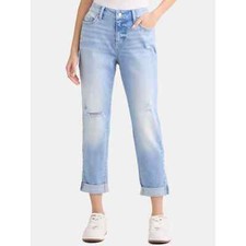 TIME AND TRU - SIZE: 14 - Relaxed Mid-Rise Boyfriend Jeans W/ 26" Inseam - NEW 