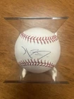 Mike Fontenot Cubs Signed Baseball MLB Sweet Spot Signed Blue MLB Authentic