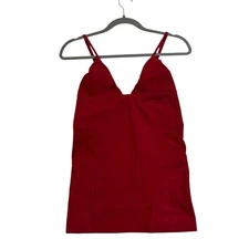 Oroton Singlet Top Size M Red Shapewear Control Stretch