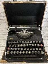 Vintage German Continental 34 Portable Typewriter thumbnail