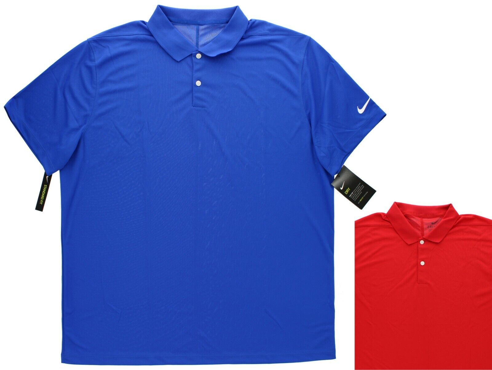 Nike Men&#039;s Golf Polo Shirt Dri-Fit Fabric, Breathable Lightweight | eBay