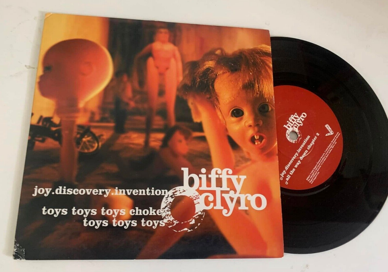Biffy Clyro – Joy Discovery Invention / Toys Toys Toys Choke 7"" Vinyl 2002 BBQ36
