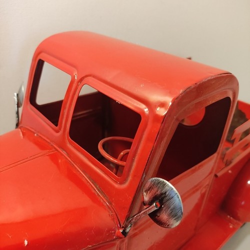 Rustic Metal Pickup Truck Mancave Garage Gift For Him Garage Table Display 16" L - Bild 8 von 22