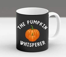 The Pumpkin Whisperer Funny Pumpkin Spice Carving Halloween Fall Gift Mug