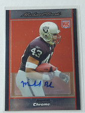 2007 BOWMAN CHROME MICHAEL BUSH RC ROOKIE AUTO AUTOGRAPH