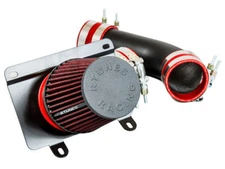 Cold Air Induction Intake Kit MATT BLACK with RED For FORD 87-88 Mustang 5.0L V8
