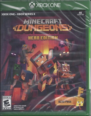 Minecraft Dungeons Hero Edition Xbox One BRAND NEW Sealed Free Shipping!
