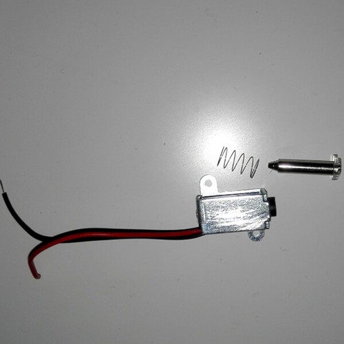 DC 9V-12V Micro Pull Type Rod Spring Electromagnet Suction Type Solenoid Magnet - Picture 3 of 5
