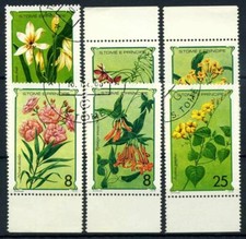 Saint Thomas et îles du Prince 1979 Mi. 568-573 Oblitéré 100% Fleurs fleurs Nat