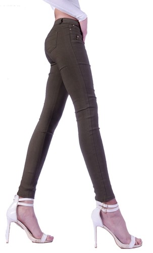 Damen Jeggings Jeans Leggings Hüftjeans Stoffhose Röhrenjeans MEGA STRETCH B55 - Bild 11 von 23