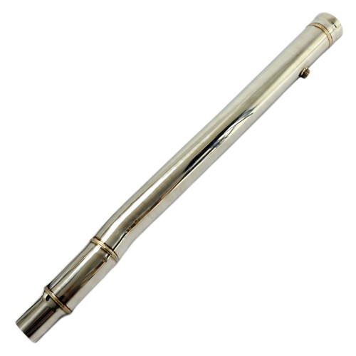 Edelstahl Downpipe 3" 76mm + Hitzeschutz für Audi S3 Seat VW Golf 6 R 4motion - Afbeelding 4 van 6