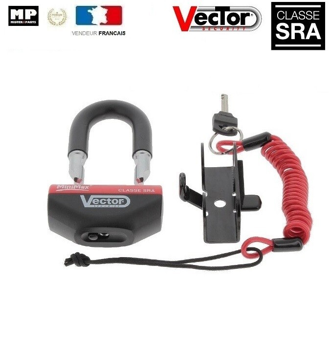 Cadenas u bloque disque Vector Minimax+ SRA pour moto
