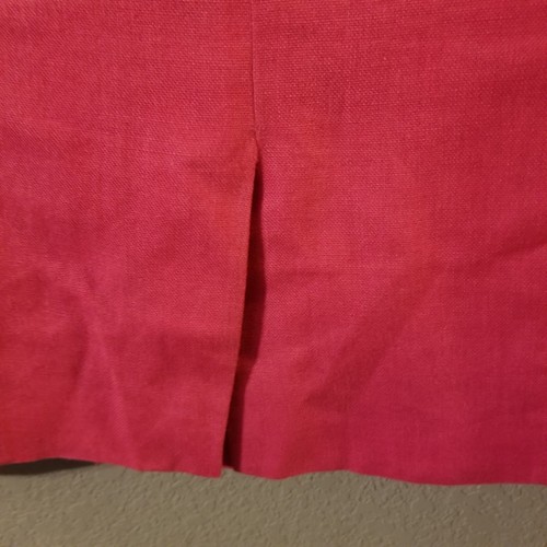Talbots Petites Womens Pink Irish Linen Sleeveless Lined Sheath Dress Size 12P - Picture 7 of 8
