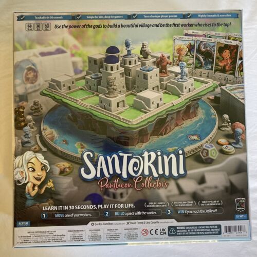 Santorini Pantheon Collector’s Kickstarter Edition - All Upgraded Deluxe - New - Picture 2 of 12