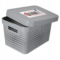 Curver Infinity Eco BehäLter Mit Deckel 17L, Grau