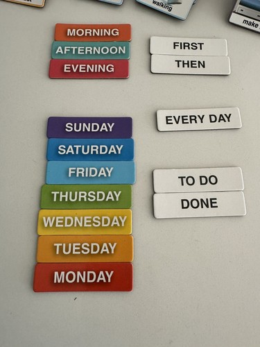 AdHD autism Learning Cards Visual Schedule for Kids 3-7 Years magnetic cards - Picture 10 of 14