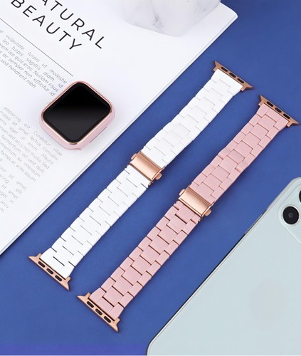 Pasek do zegarka żywica żywica do Apple Watch 1-6 7 8 9 10 SE ULTRA bransoletka iWatch zegarek - Zdjęcie 4 z 30