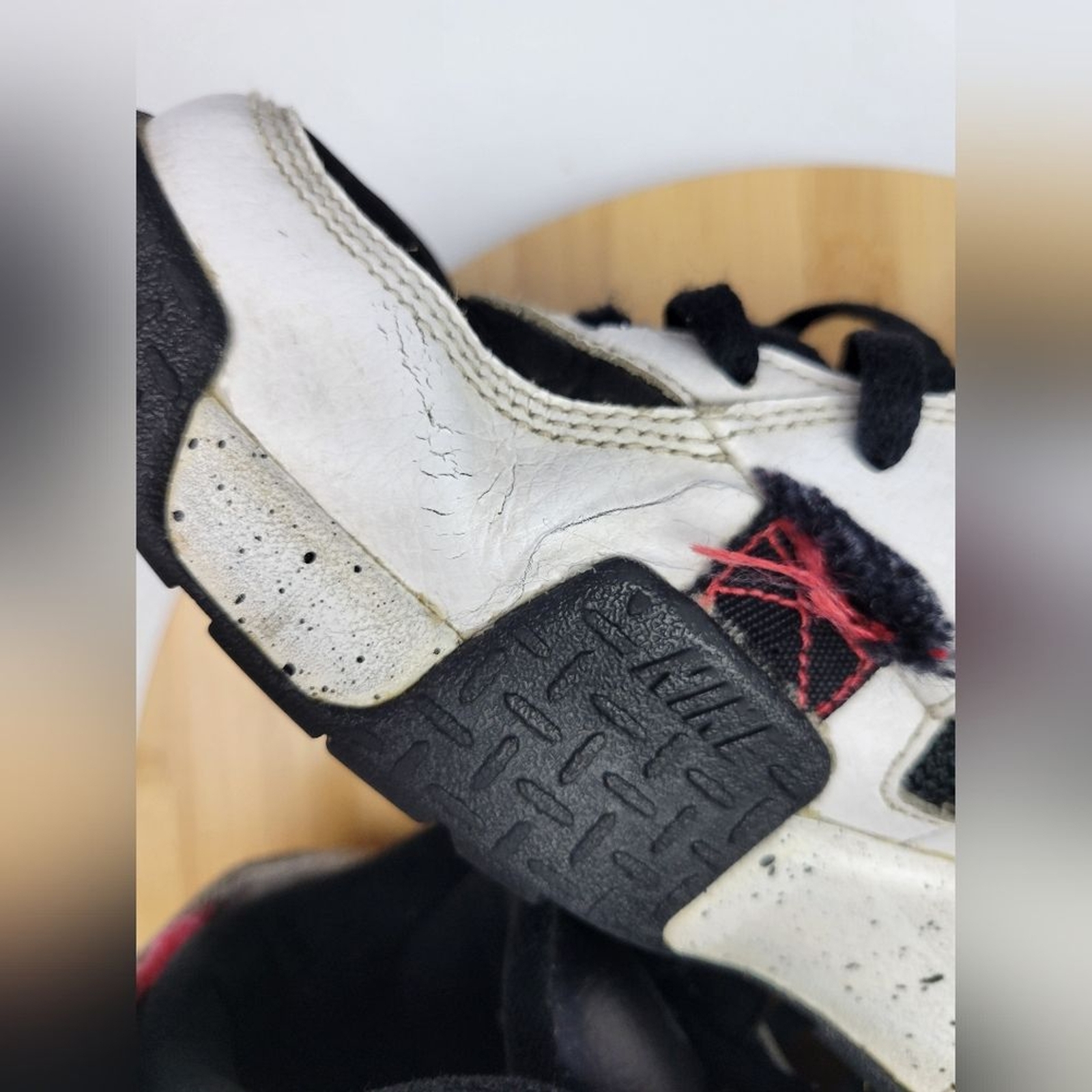 Nike Air Raid White Black Men's Size 9.5