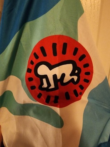 Members Only x Keith Haring Windbreaker Jacket Multicolor Sz XL large TOKYO POP - Picture 7 of 11