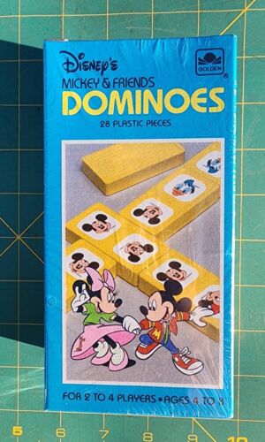Disney's Mickey and Friends Dominoes (SEALED) Golden/Western Publishing 4245-1 - 第 1/6 張圖片
