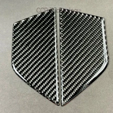 Interior Door Panel Real Carbon Fiber Trim Cover Fits 08-14 W204 C300 C63