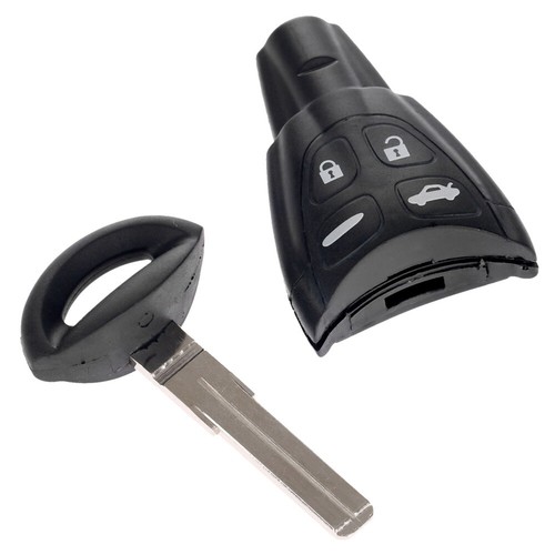 Car Remote Key Replacement 4 Buttons Fit For Saab 9-3 Sport Sedan 2003-2007 - Picture 8 of 10