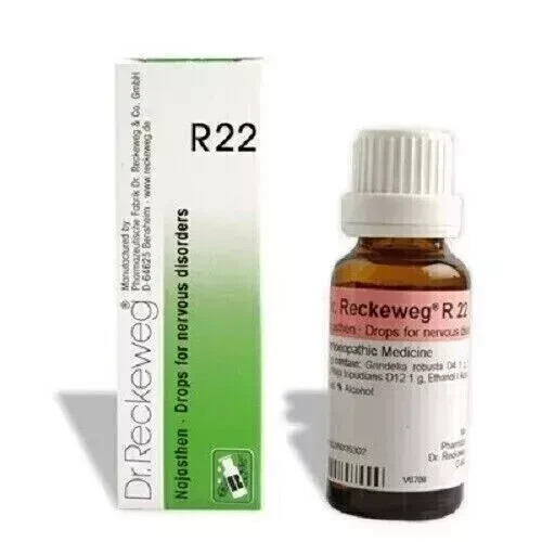 ๐ฟ Dr. Reckeweg R22 Homeopathic Drops 22ml Support for Nervous Disorde 1 Bottle - Picture 3 of 6