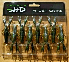 Tackle HD High Def 3" Magic Craw Crawfish 8-Pack Fishing Crankbait Chasebait