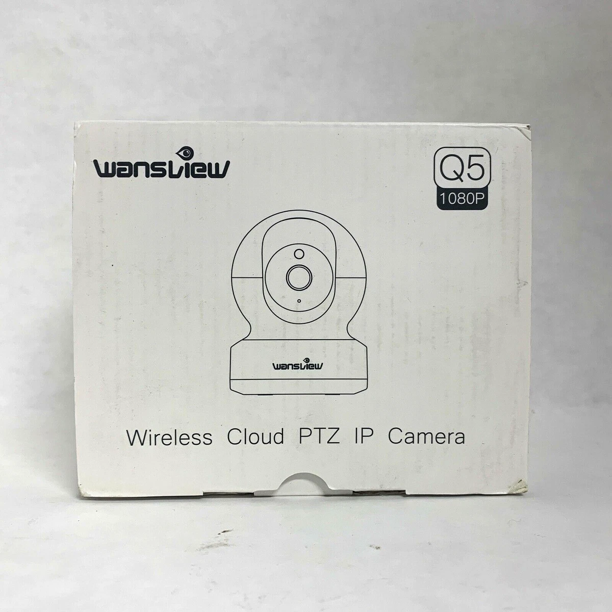 Wansview Q5 White Indoor 1080P HD Security Wireless Cloud IP Camera Used