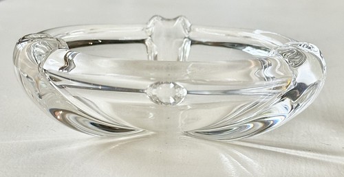 Vtg Mikasa Adlon Clear Crystal-Ashtray/Trinket Dish 5 1/4 inches Made in Germany - Picture 4 of 7