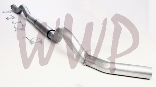 5" Cat Back Exhaust Muffler Kit 06-07 GMC Sierra 2500 Duramax 6.6L Turbo Diesel - Foto 1 di 3