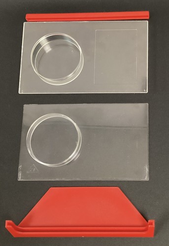 Hockey Puck + Card Display Case Clear Acrylic Plastic Stand w/ Base Customizable - Imagen 6 de 6