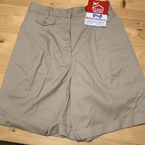 K12 Gear Girls School Uniform Skort NWT 52554 Khaki Size 7/8 - Picture 1 of 4