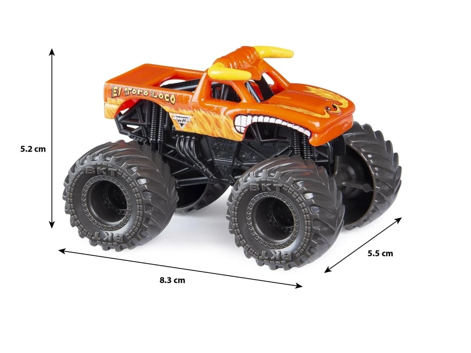 Machine Spin Master Monster Jam en métal moulé sous pression El Toro Loco éch... - Photo 2/4