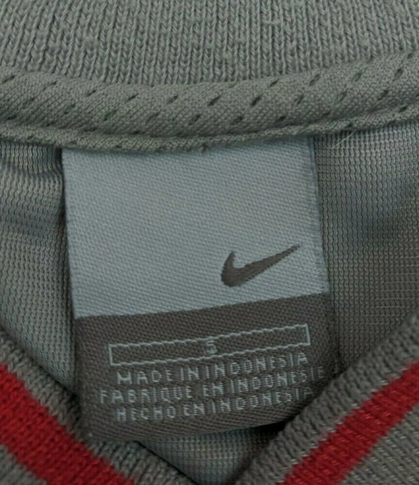 Vintage Y2K Nike Athletics Kids Silver Tag Embroidered Jersey Muscle Shirt 5 - Image 3 of 4