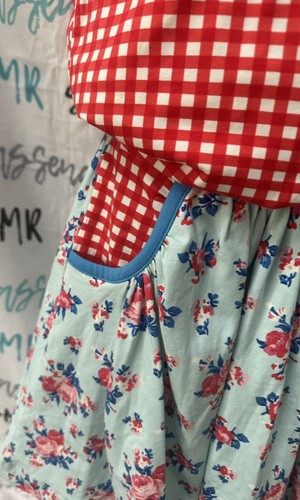 Wildflowers HAPPY TOWN USA Ticket Booth Tank & Welcome Home Skort size 14 NWT - Picture 5 of 7