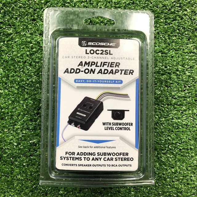 SCOSCHE LOC2SL Car Stereo 2-Channel Adjustable Amplifier ...