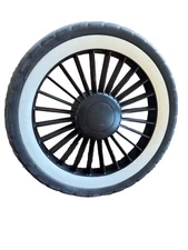 Austlen Entourage Right Rear Wheel Used Black Whitewall Tire USED Version 1