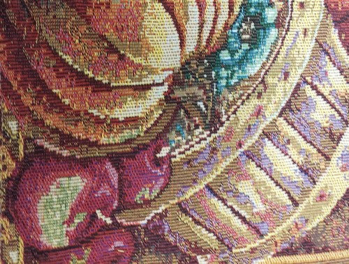 Set of 2 Tapestry Placemats,13"x19"FALL HARVEST,BUSHEL BASKET,PUMPKINS,APPLES,VL - Picture 9 of 12