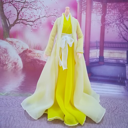Hand Made BJD 1/3 1/4 1/6 Doll Clothes Chinese Hanfu Style Dress Kimono Outfit - Picture 7 of 37